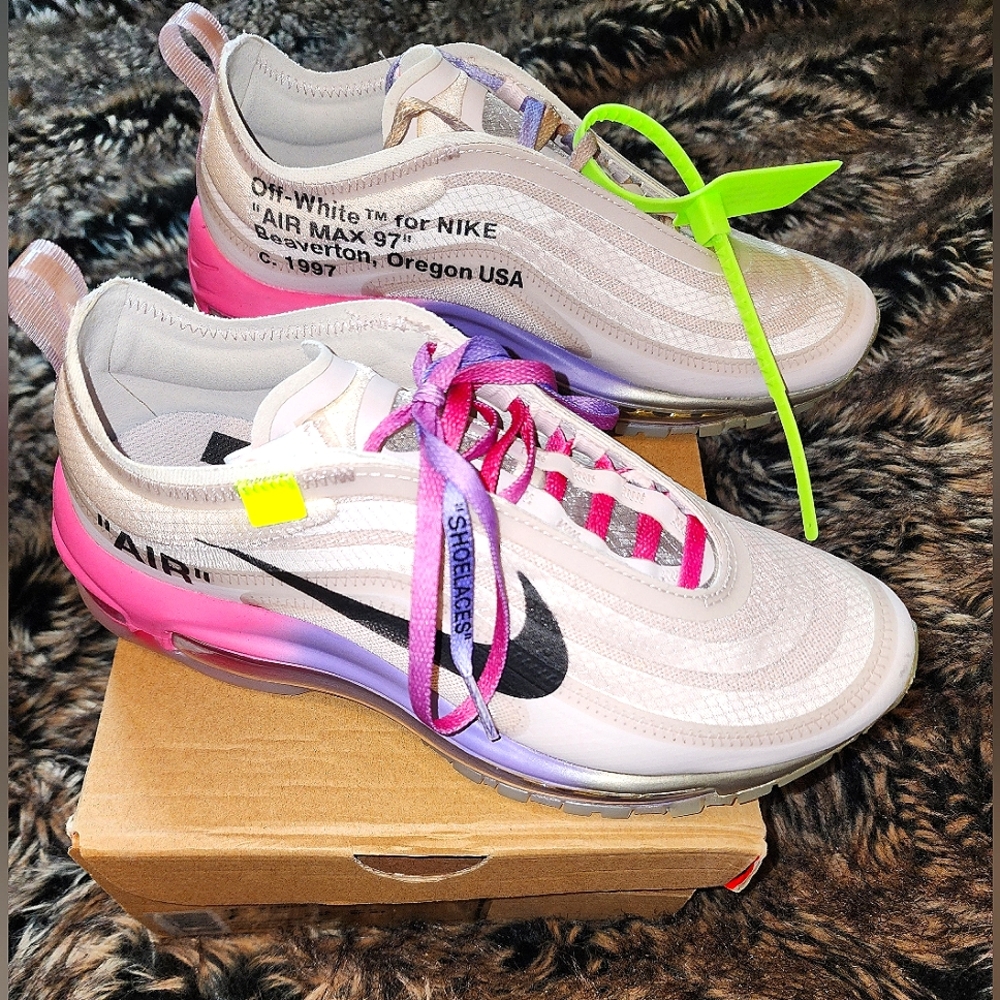 OFF-WHITE X NIKE Air Max 97 OG 'Queen' Serena Williams Sneakers size 6